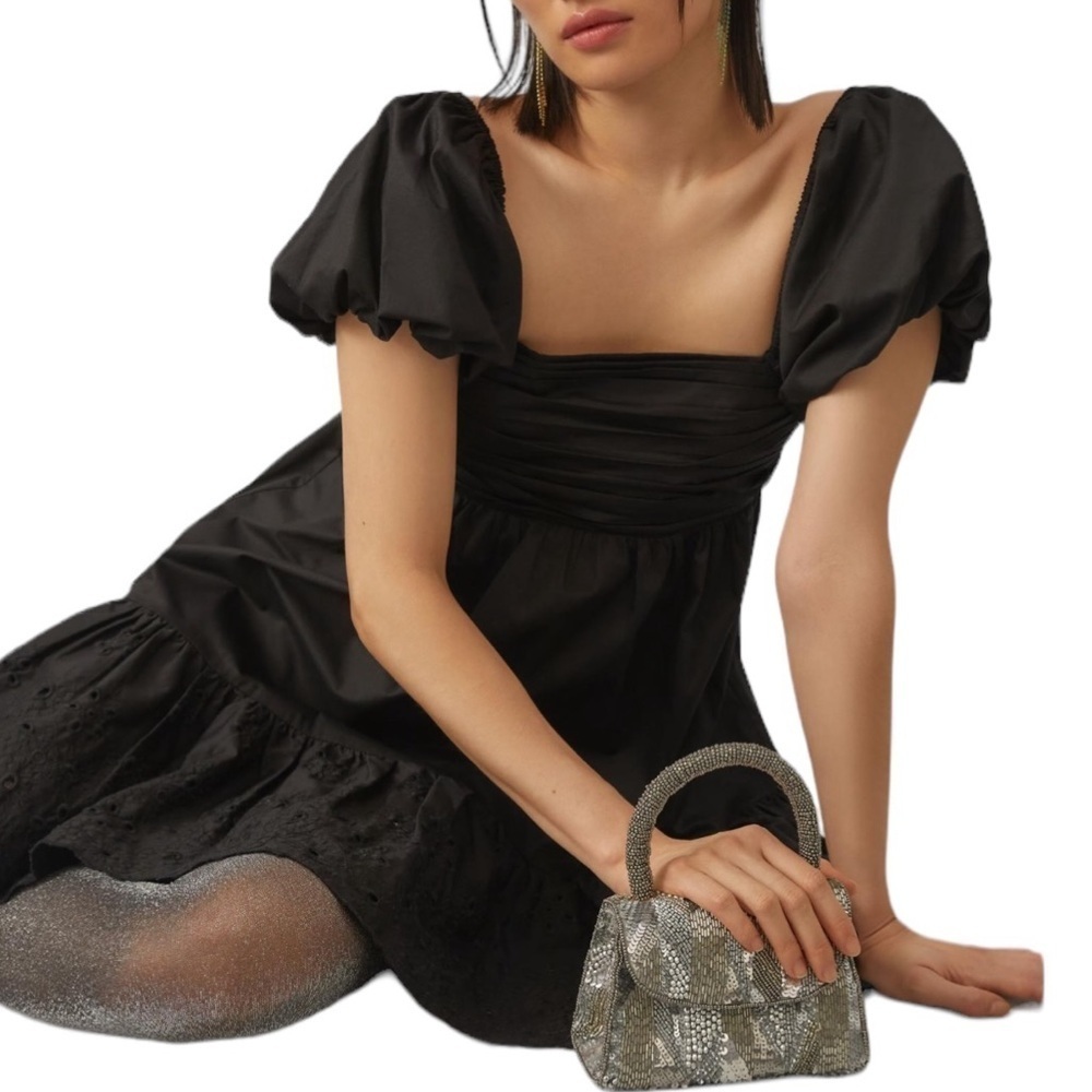 Anthropologie En Saison Puff-Sleeve Babydoll Dress - Picture 5 of 16